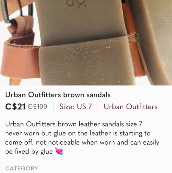 Urban Outfitters brown sandals - Picture 6 of 6